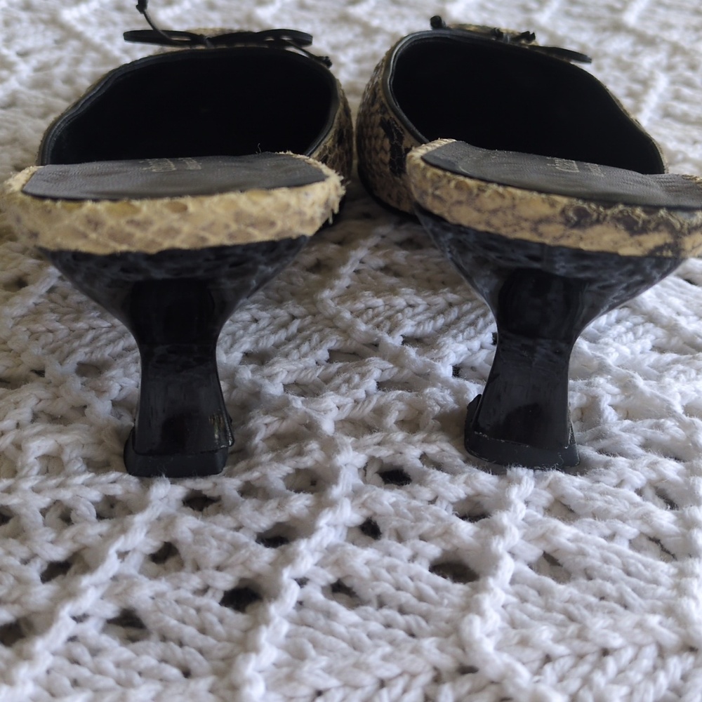 Snakeskin Mules - Picture 5 of 10